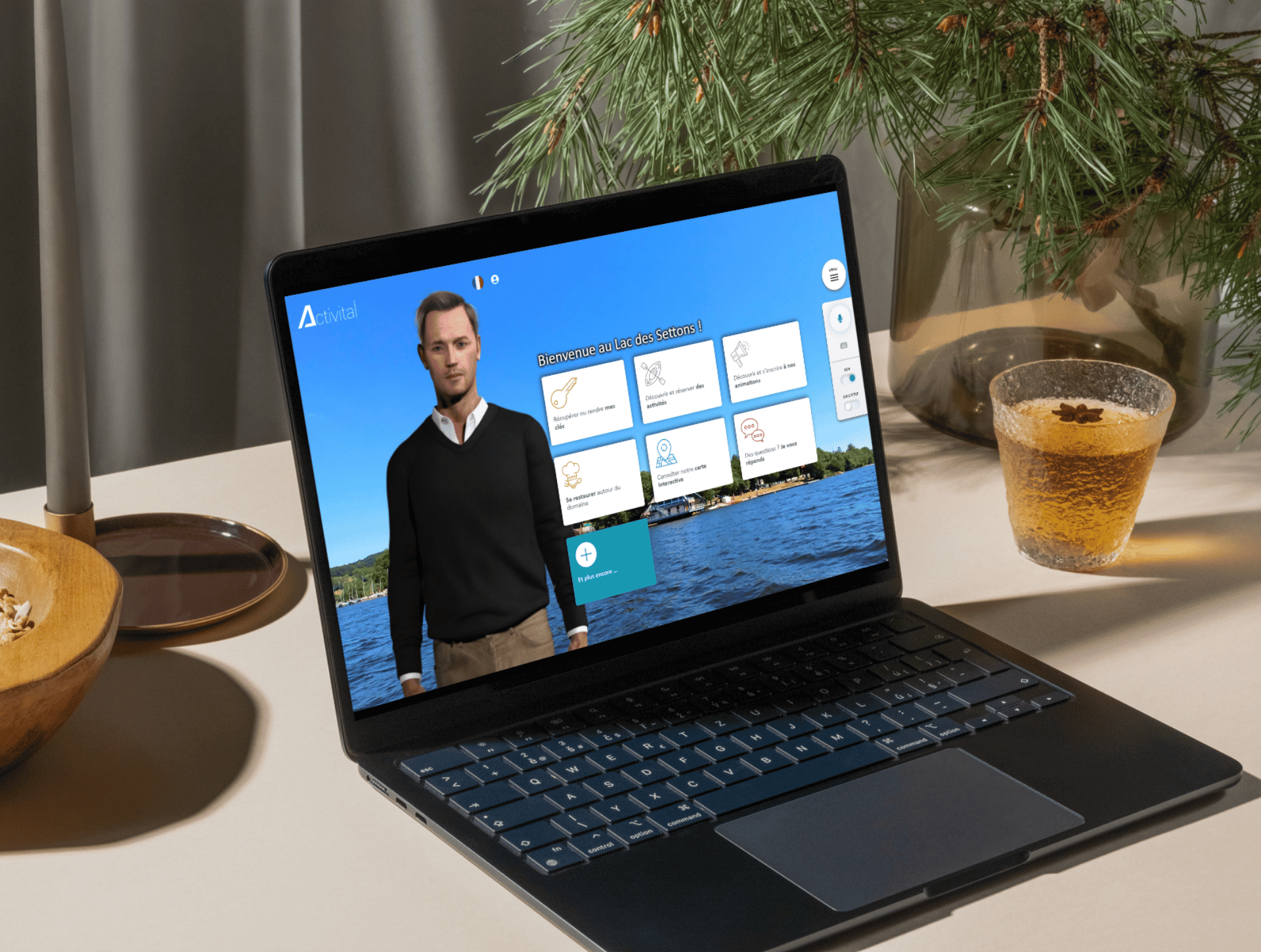 Agent d’accueil digital avec IA française pour entreprises